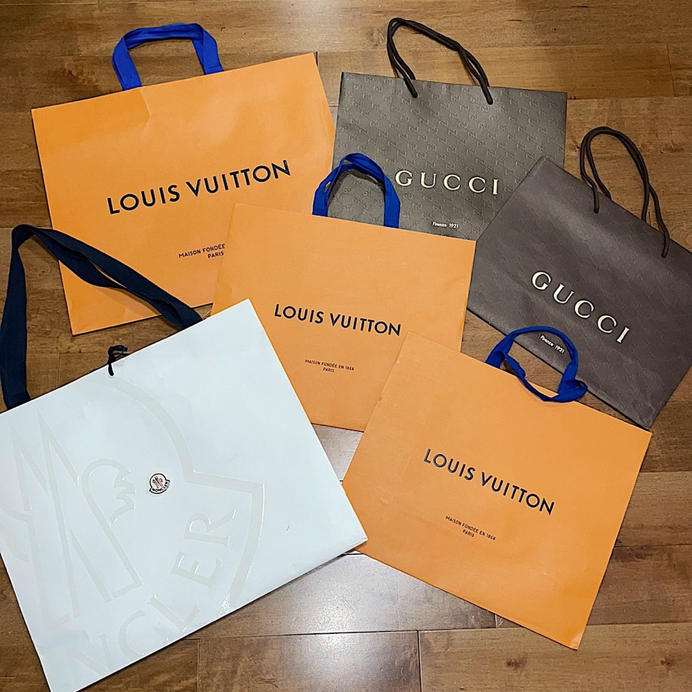 Lot of Designer Shopping Bags